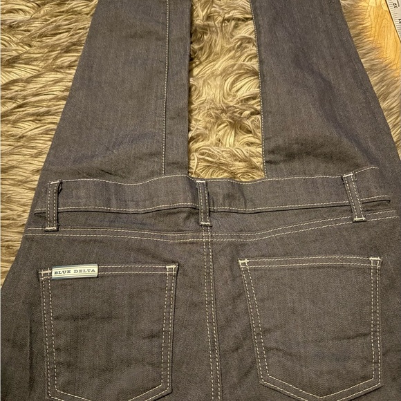 NEW (never worn) high end BLUE DELTA JNS; custom Made in US; Sz Sm; Reg $450 - Picture 1 of 11